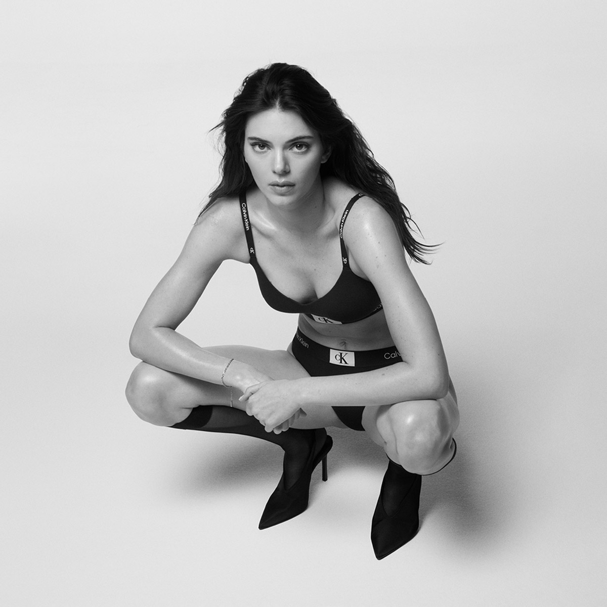 Photo of Kendall Jenner wearing Calvin Klein underwear